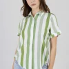 Camisa Manga Corta Rayada