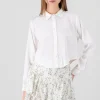 Camisa manga larga detalle costados