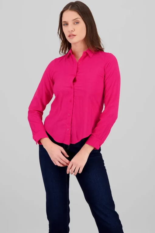 Camisa Manga Larga Lisa