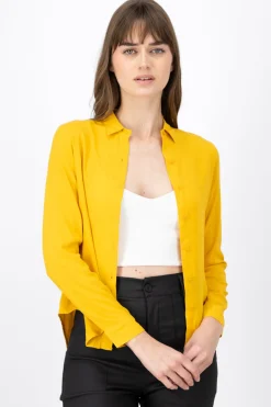 Camisa Manga Larga Lisa