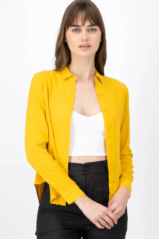 Camisa Manga Larga Lisa