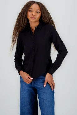 Camisa Manga Larga Lisa