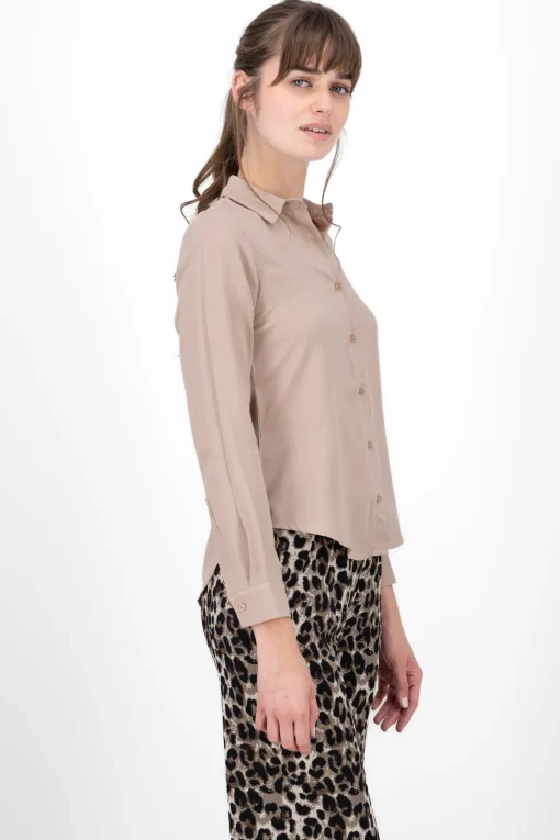 Camisa Manga Larga Lisa