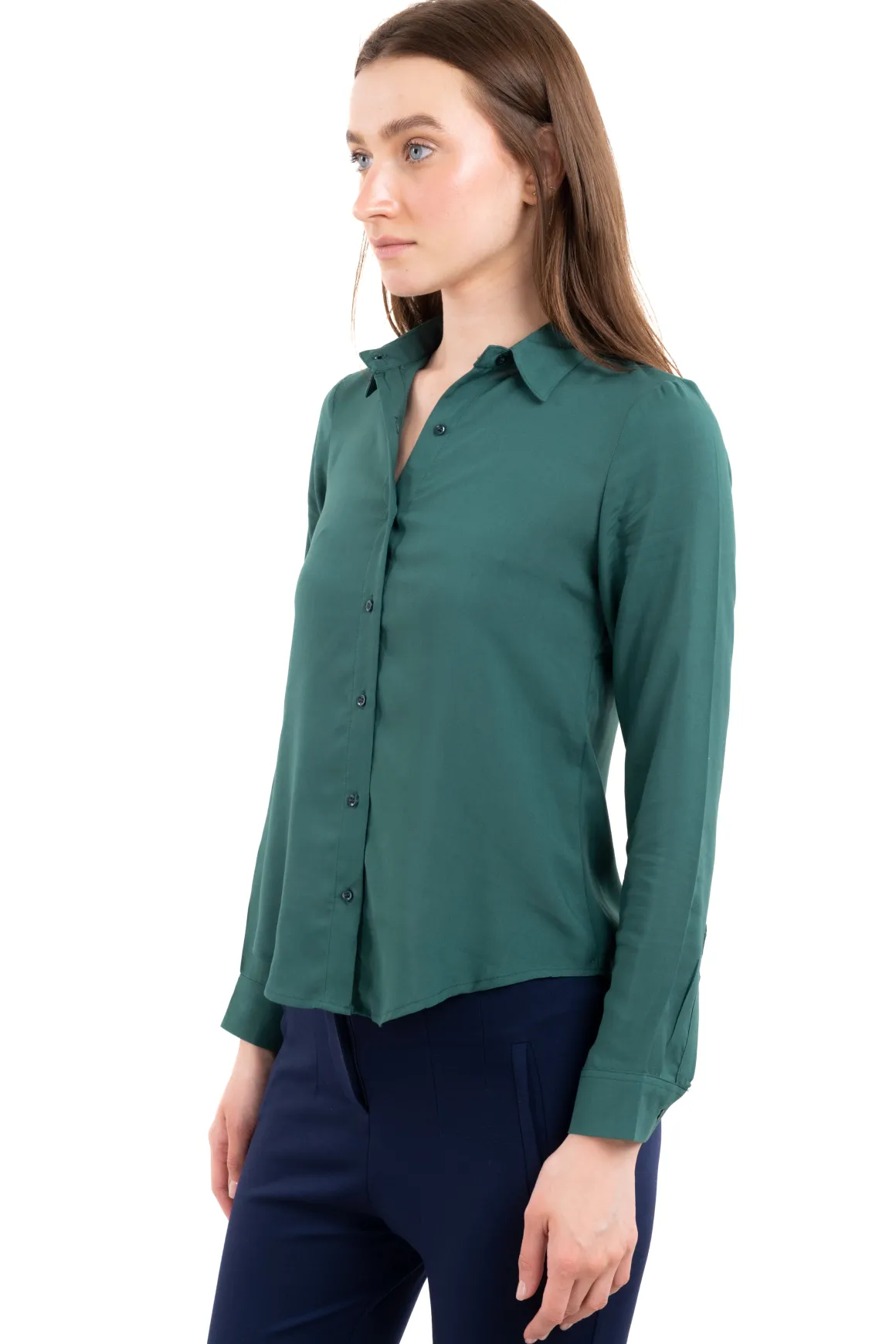 Camisa Manga Larga Lisa