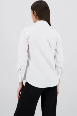Camisa manga larga lisa