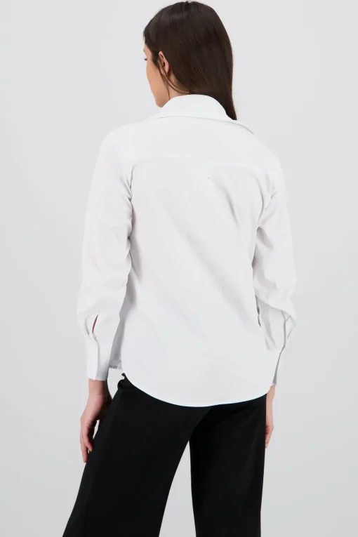 Camisa manga larga lisa