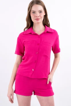Camisa M/C lisa