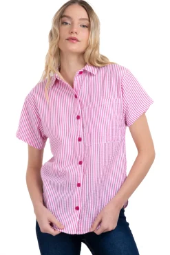 Camisa M/C rayas