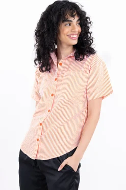 Camisa M/C rayas