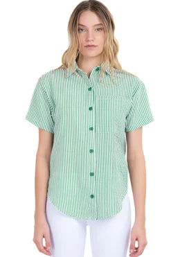 Camisa M/C rayas