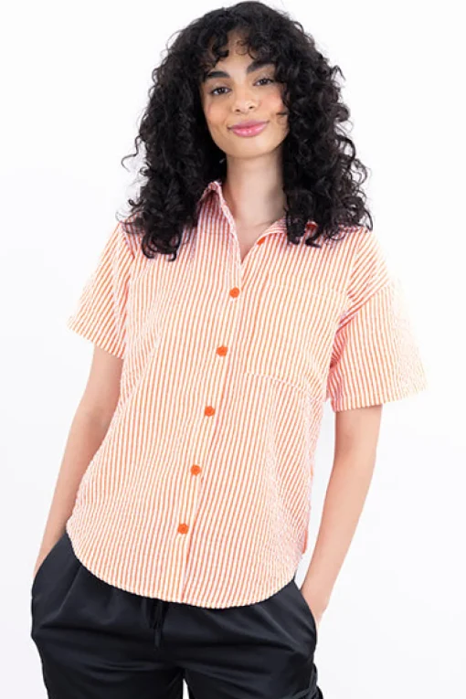 Camisa M/C rayas