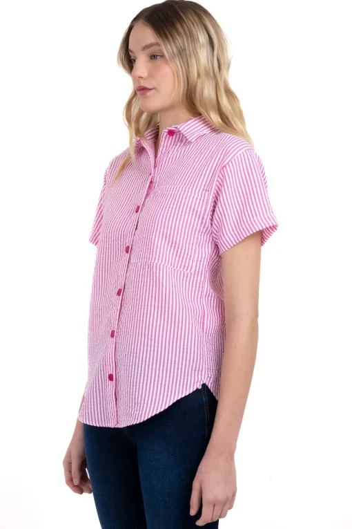 Camisa M/C rayas