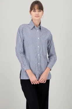 Camisa over rayas