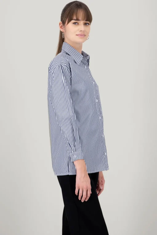 Camisa over rayas