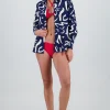 Camisa oversized detalle estampado