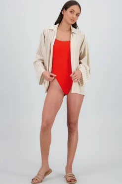 Camisa oversized lineas