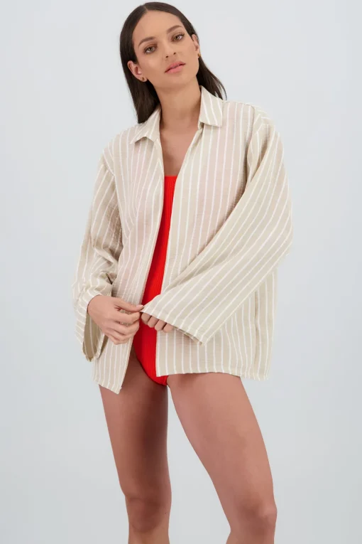 Camisa oversized lineas