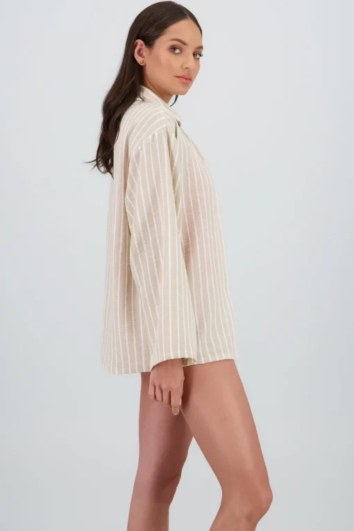 Camisa oversized lineas