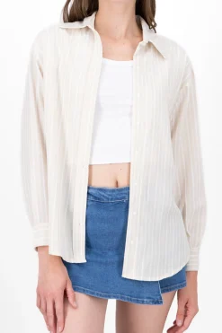 Camisa oversized rayas