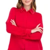 Camisa puños plisados satín