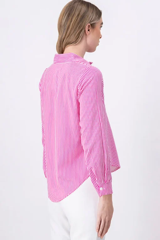 Camisa Rayas Asimétrica
