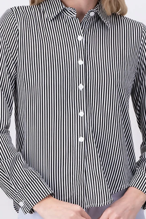 Camisa Rayas Asimétrica