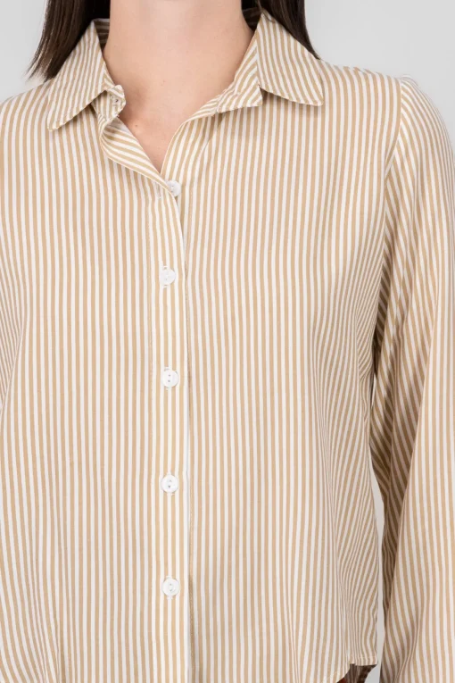 Camisa Rayas Asimétrica