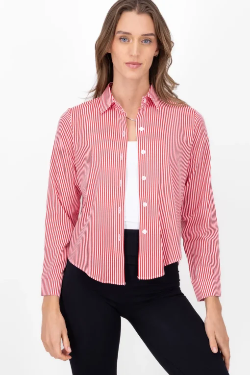 Camisa Rayas Asimétrica