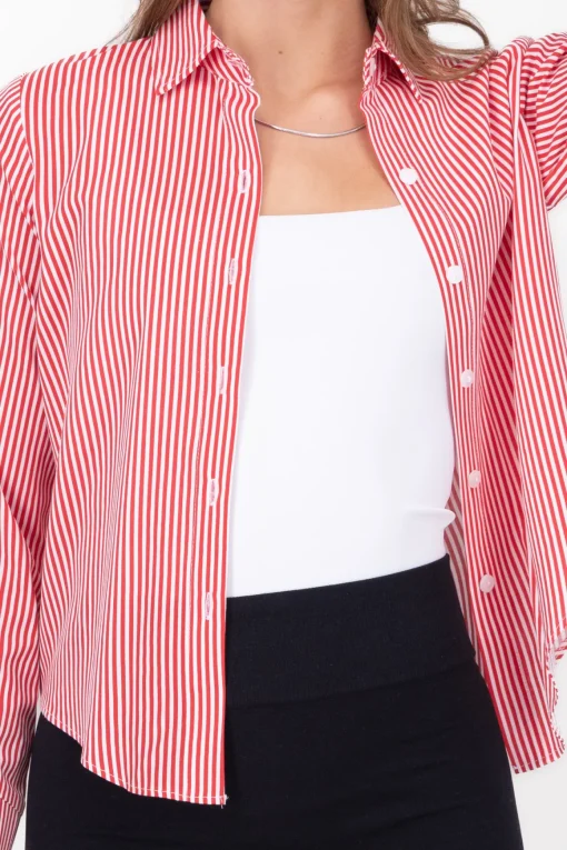 Camisa Rayas Asimétrica