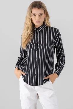 Camisa rayas larga