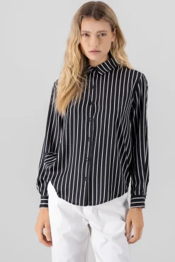 Camisa rayas larga
