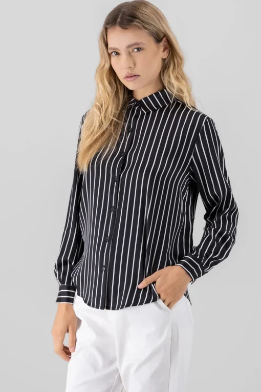 Camisa rayas larga
