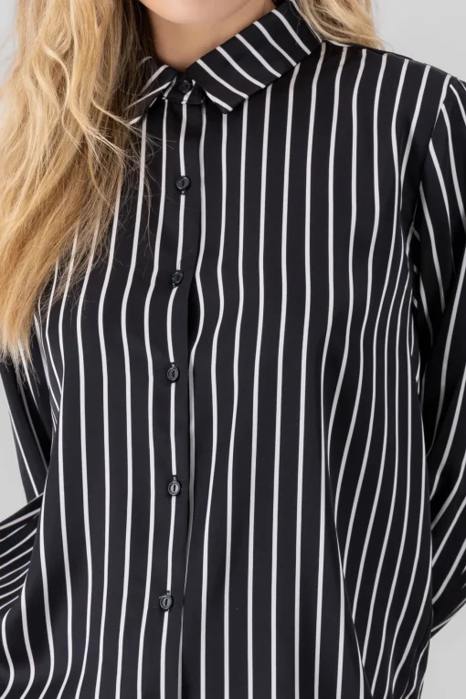 Camisa rayas larga