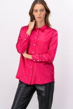 Camisa satinada