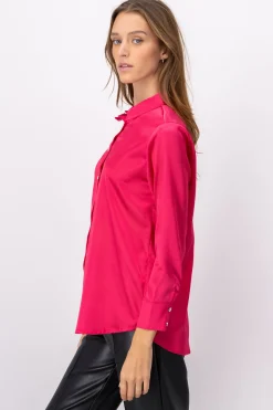 Camisa satinada