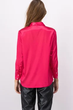 Camisa satinada