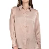 Camisa satinada brillos