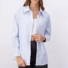 Camisa texturizada rombos flecos