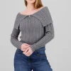 Cardigan hombros caidos sueter