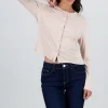 Cardigan ligero detalle botones manga larga