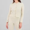 Cardigan manga larga