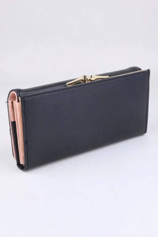 Cartera Larga Broche Boquilla