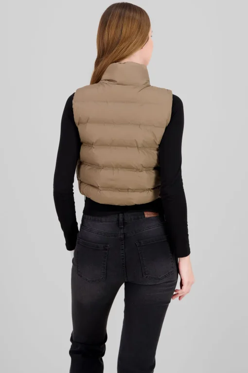 Chaleco liso capitonado