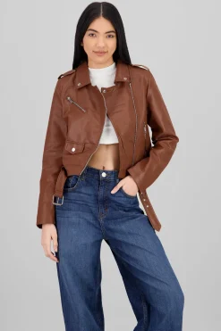 Chamarra Biker Pu
