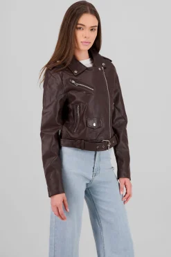 Chamarra Biker Pu