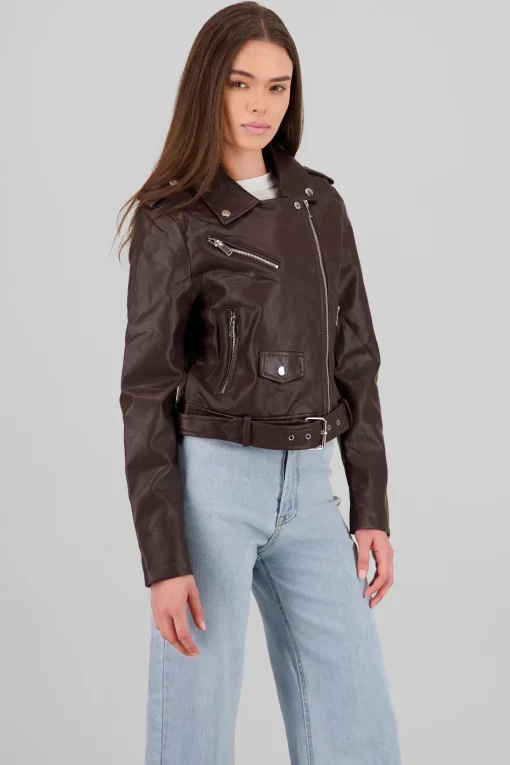 Chamarra Biker Pu