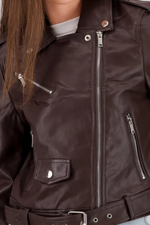 Chamarra Biker Pu