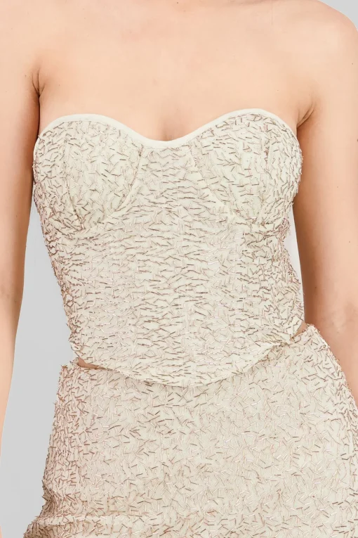 Corset con detalle de lentejuela