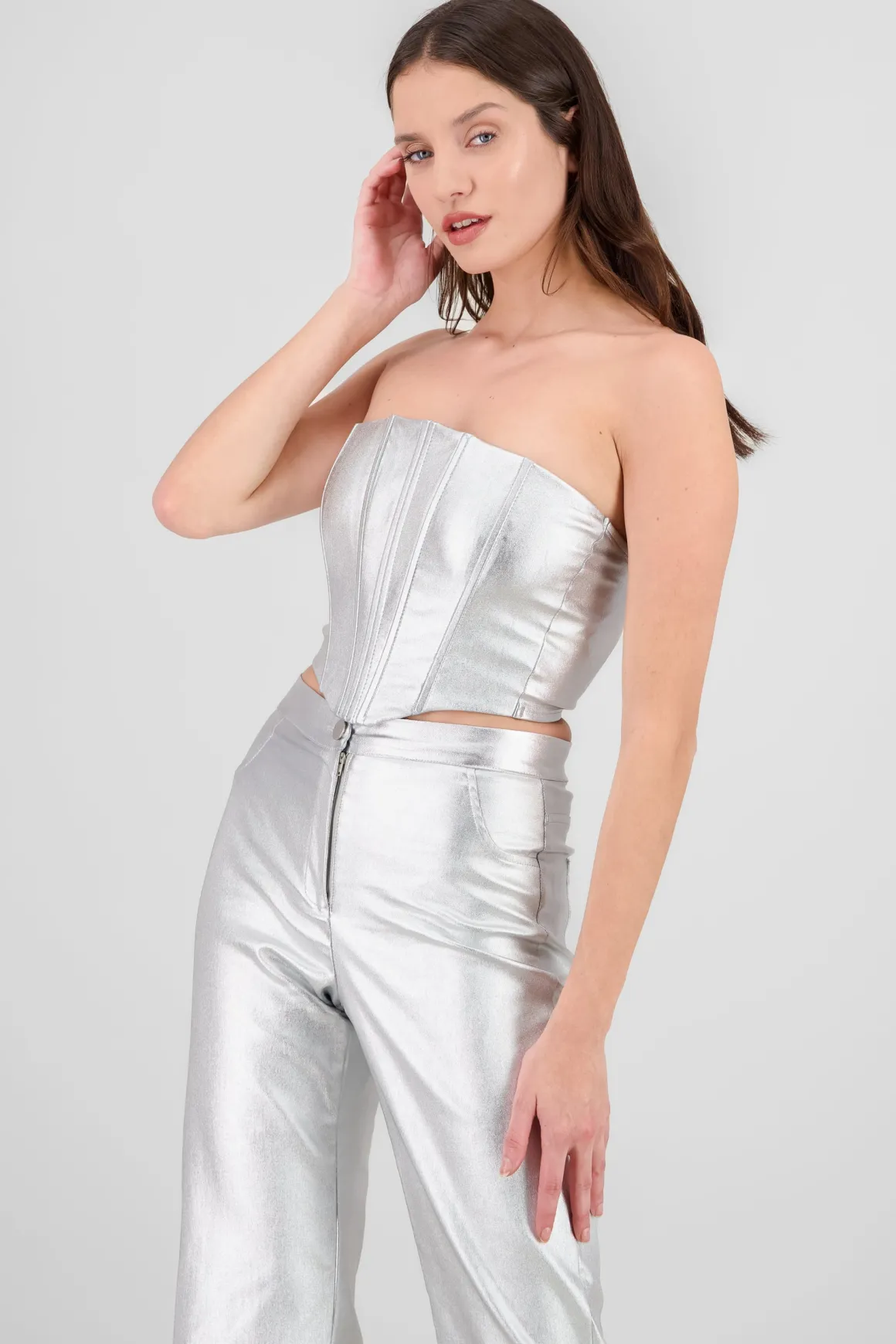 Corset strapless varillas metalico