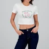 Crop top print margarita
